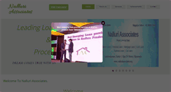 Desktop Screenshot of nalluriassociates.org